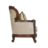 Devayne Fabric & Dark Walnut Sofa Model 50685 By ACME Furniture